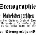 1905-10-05 Hdf Gabelsberger Stenograhie Verein